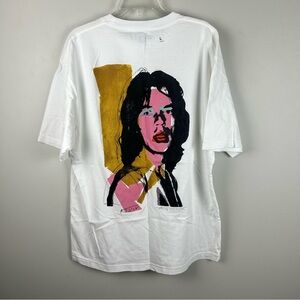 Uniqlo Mick Jagger 1975 Andy Warhol Collage Tee